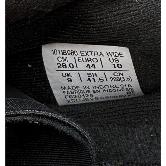 ASICS Gel-Cumulus 27 Black White Running Shoes Sneakers Men's Size 10 XWIDE - Picture 11 of 11